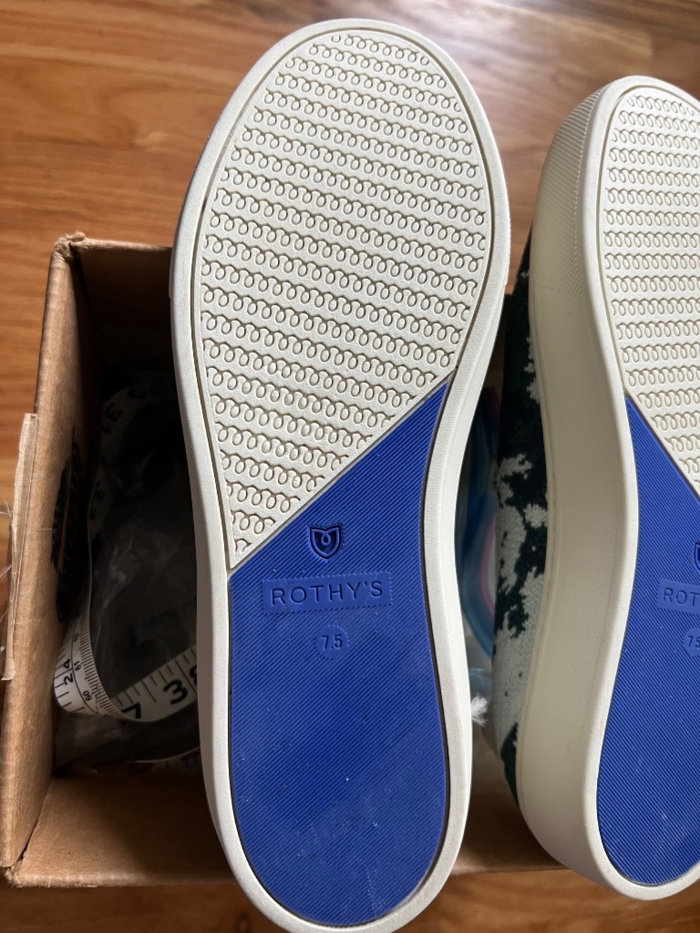 Rothy’s slip on sneaker/loafers seaform green,retired, women’s 7.5 - Picture 15 of 16